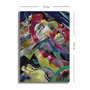 Wallity 70100KANDINSKY019 - Vasili Kandinsky Lienzo Decorativo 70 x 100 cm